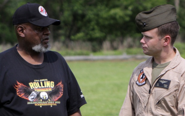 Marine helicopter raid at Playland Park - Fleet week New York 2012