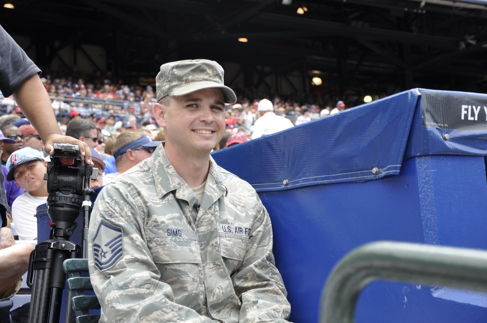 Airman returns from Afghanistan, surprises family at Braves game