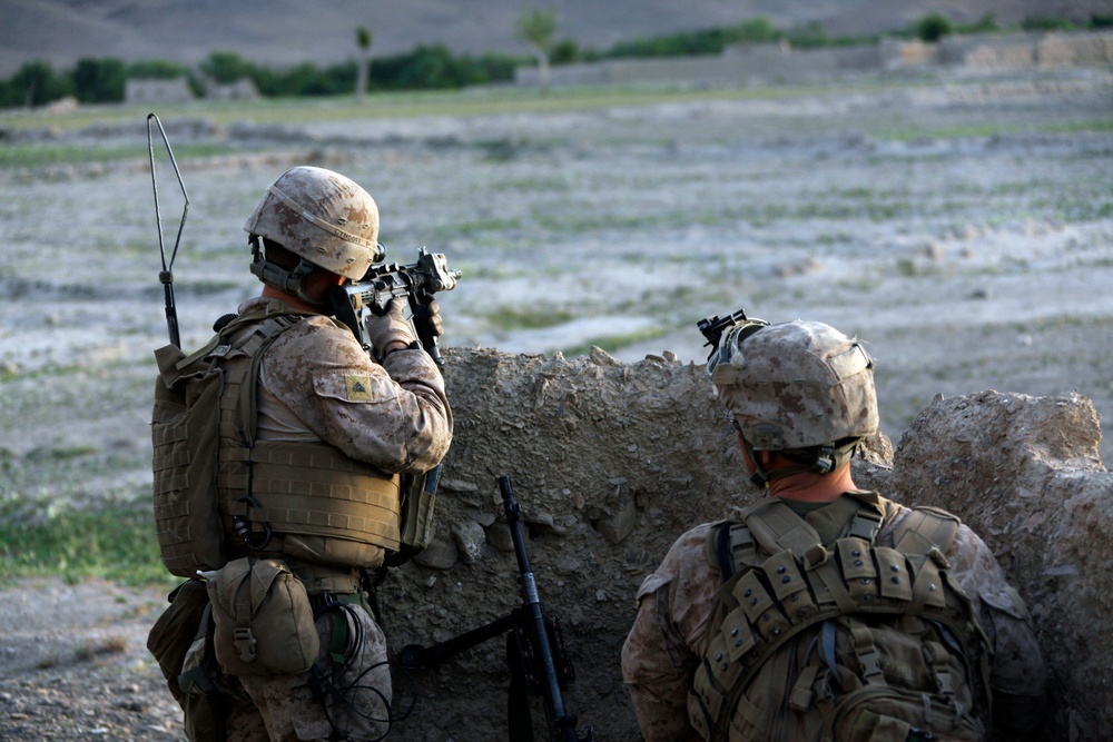 Security patrol in Gorazan Valley