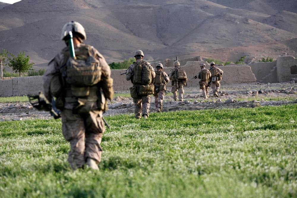 Security patrol in Gorazan Valley