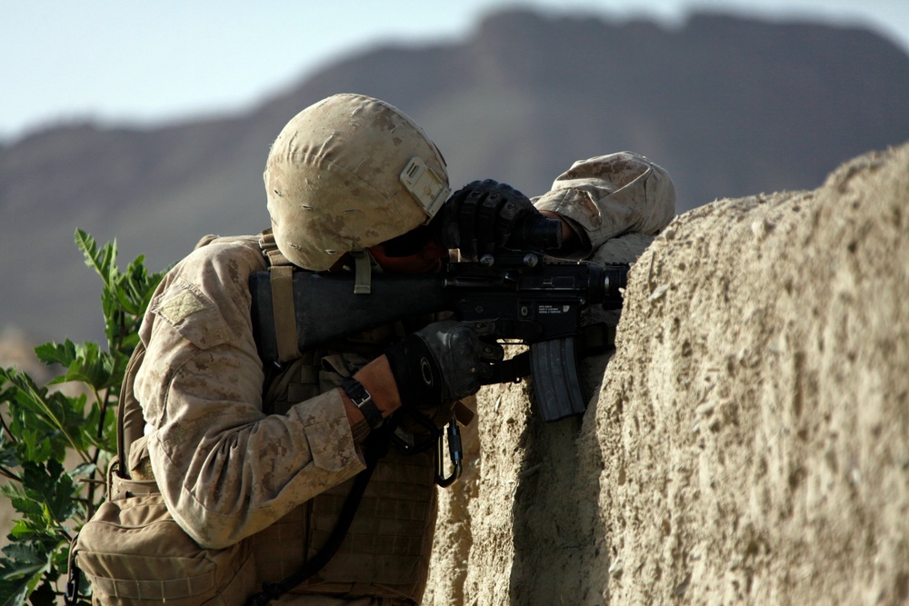 Security patrol in Gorazan Valley