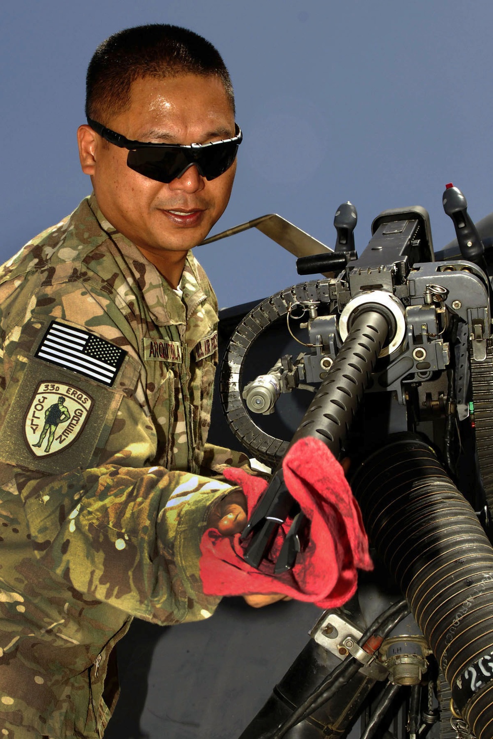 U.S. Air Force HH-60G Pave Hawk maintainers