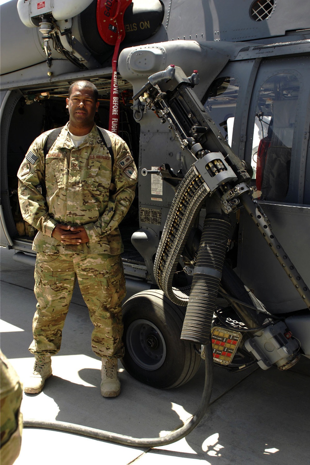 U.S. Air Force HH-60G Pave Hawk maintainers