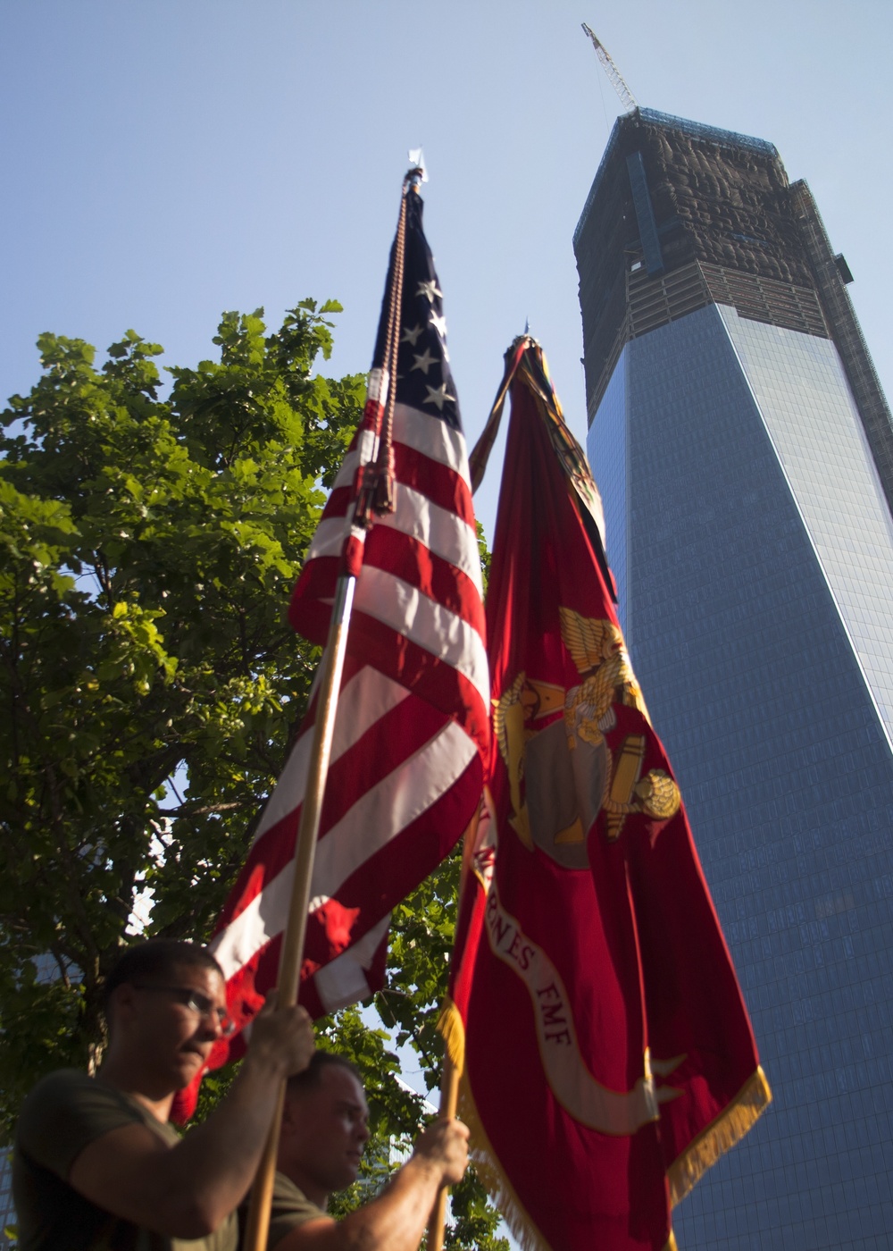 Marines run to Ground Zero, remember - Fleet Week New York