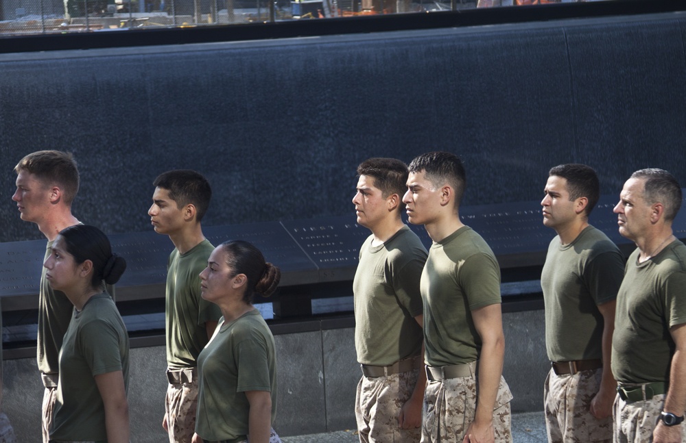 Marines run to Ground Zero, remember - Fleet Week New York