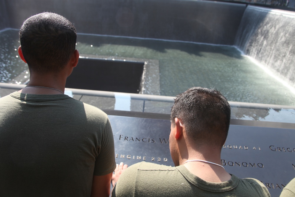 Marines run to Ground Zero, remember - Fleet Week New York