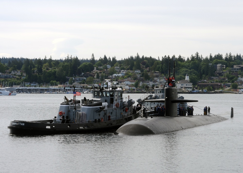 USS Bremerton returns to  Naval Base Kitsap