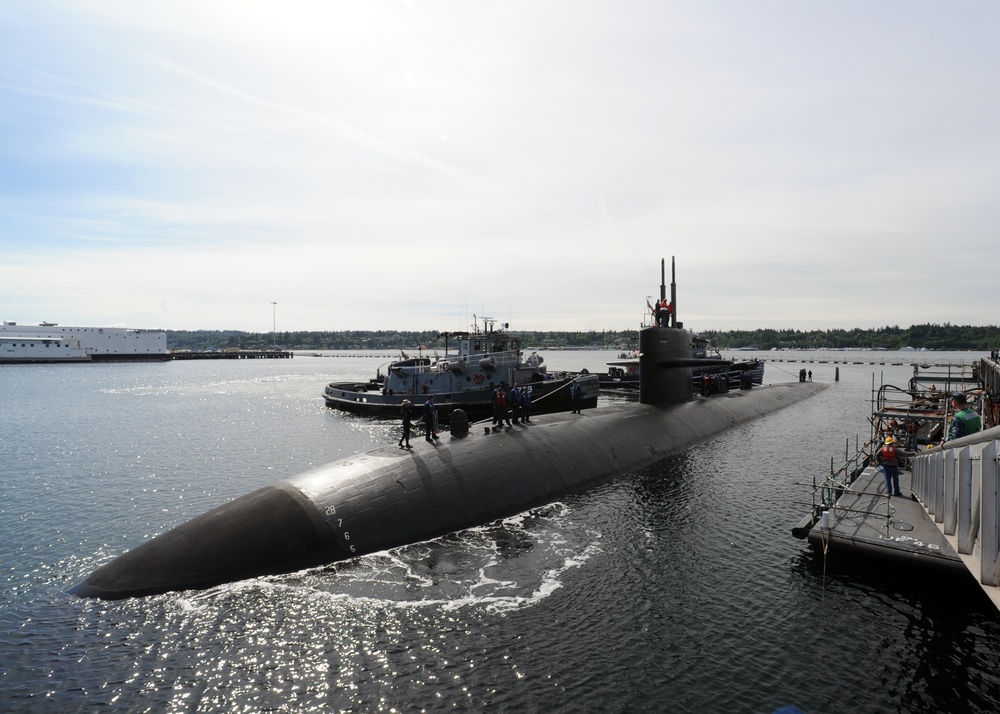 USS Bremerton returns to  Naval Base Kitsap