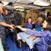 Seattle Seahawks cheerleaders visit USS Bremerton