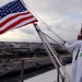 USS George H.W. Bush sailors raise flag in remembrance