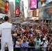 US Navy band performs in Times Square
