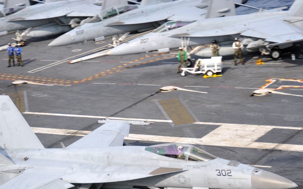 USS George Washington action