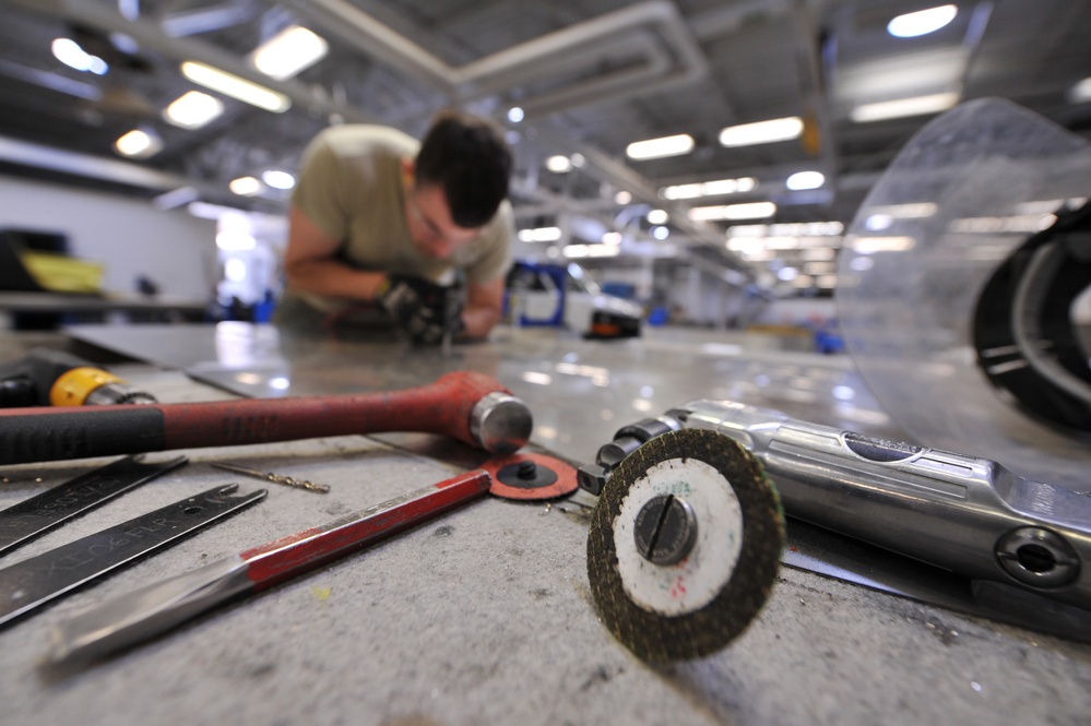 Aircraft structural maintenance keeps the mission in the air