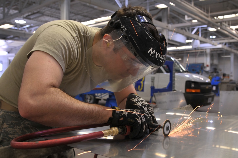 Aircraft structural maintenance keeps the mission in the air