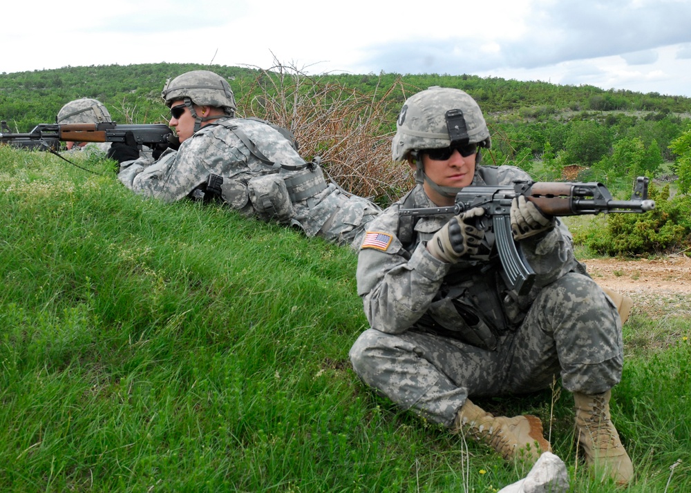 Minnesota Soldiers train with partners in Croatia