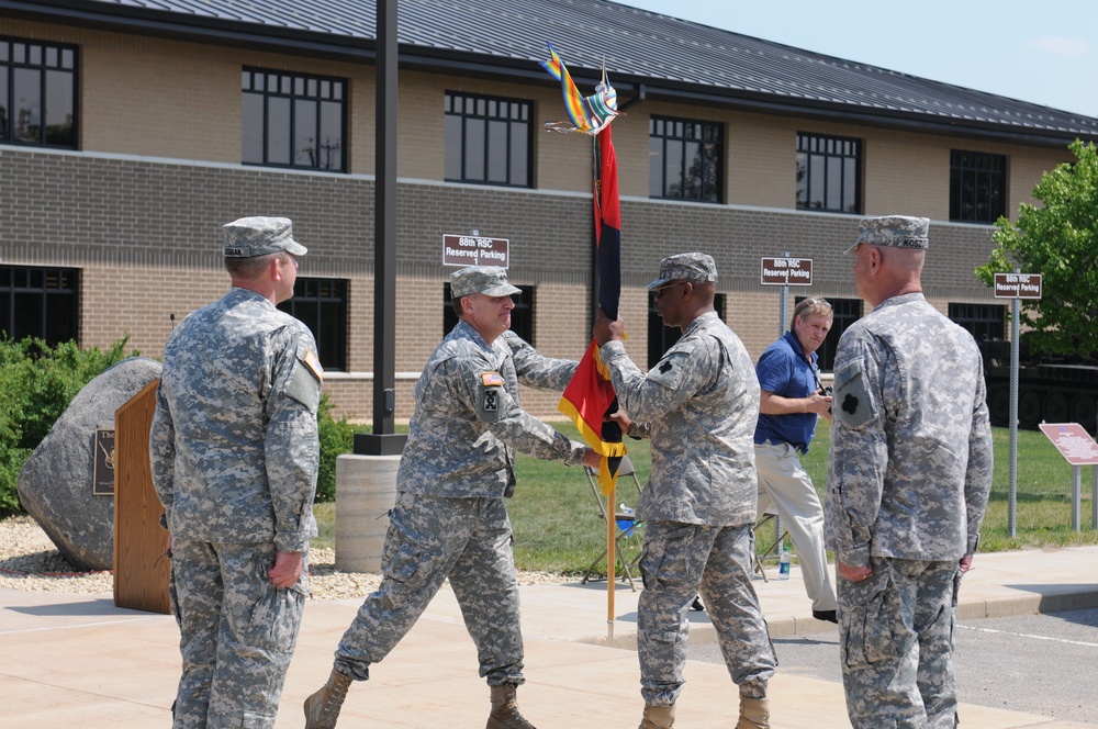 88th Regional Support Command change of command ceremony