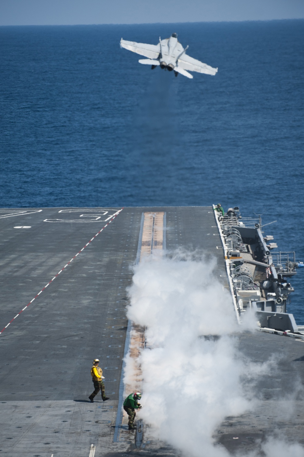 USS George Washington flight deck