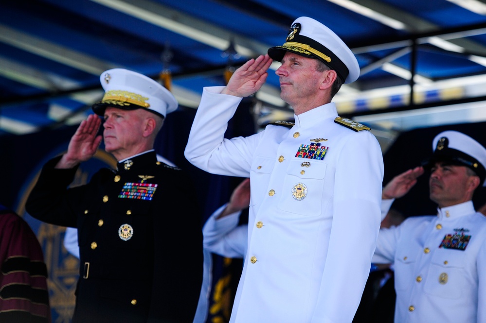 2012 US Naval Academy graduation and commissioning ceremony