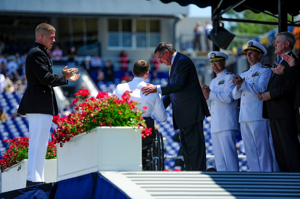 2012 US Naval Academy graduation and commissioning ceremony