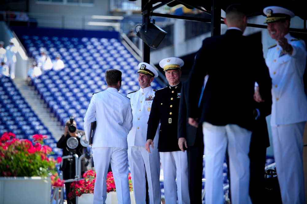 2012 US Naval Academy graduation and commissioning ceremony