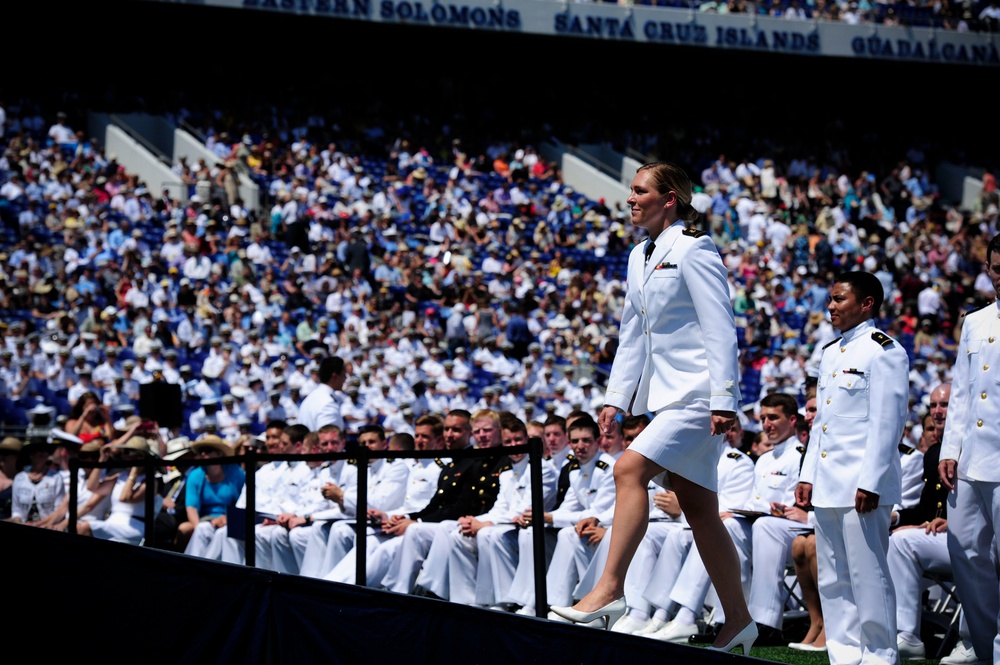 DVIDS Images 2012 US Naval Academy graduation and commissioning