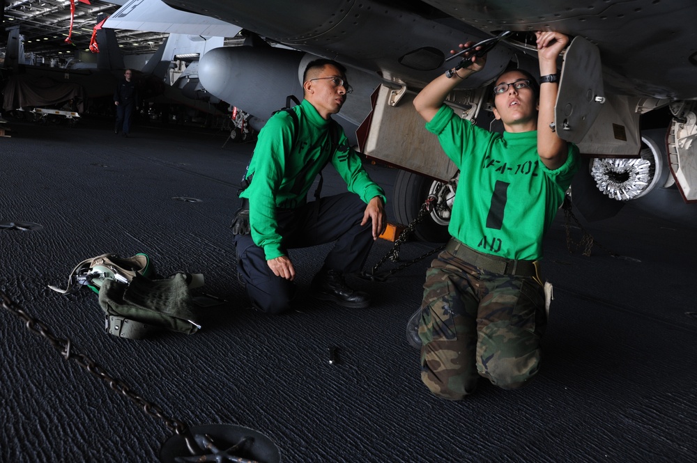USS George Washington activity