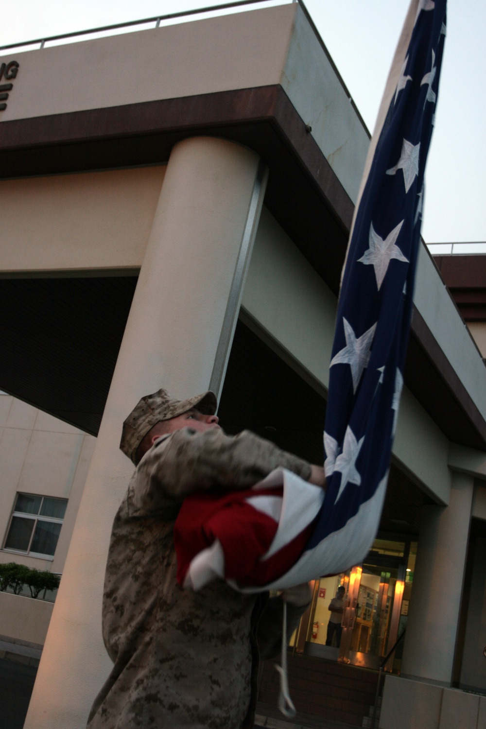 The star spangled banner in triumph shall wave