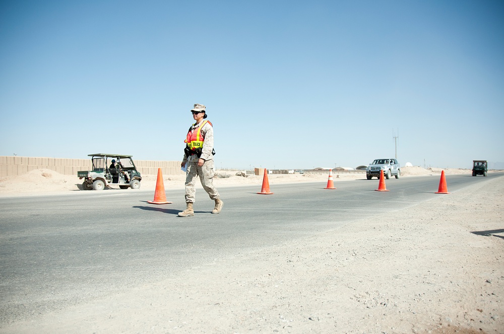 Camp Leatherneck PMO encourages morale, welfare, discipline on base