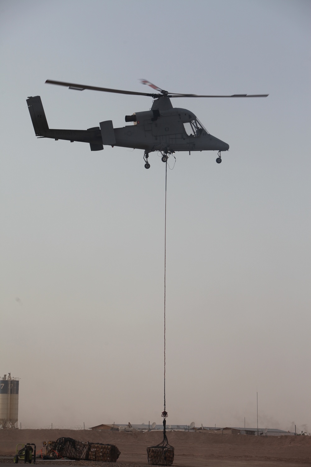 Landing support Marines conduct first helicopter support team mission with unmanned aerial vehicle