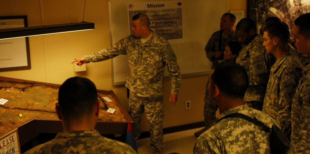 1st TSC soldiers conduct live fire exercise during final phase of warrior week