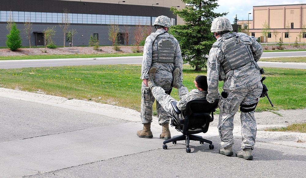 Active shooter exercise tests Eielson’s awareness