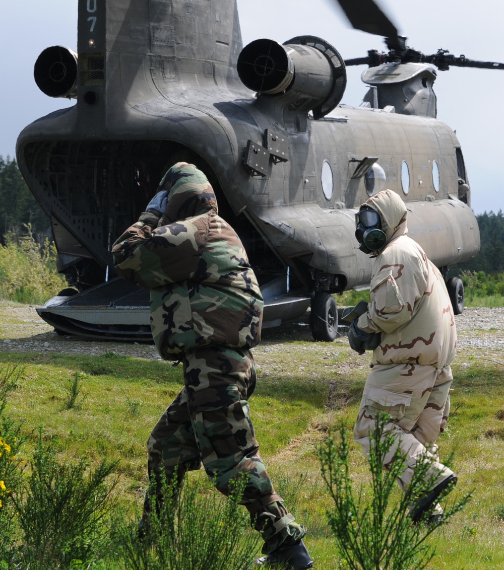 Aerial Radiological Survey training conducted first time at JBLM in 20 years