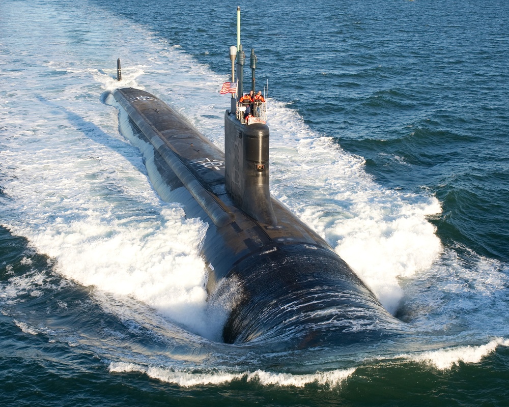 DVIDS - Images - Submarine conducts alpha trials in the Atlantic Ocean ...