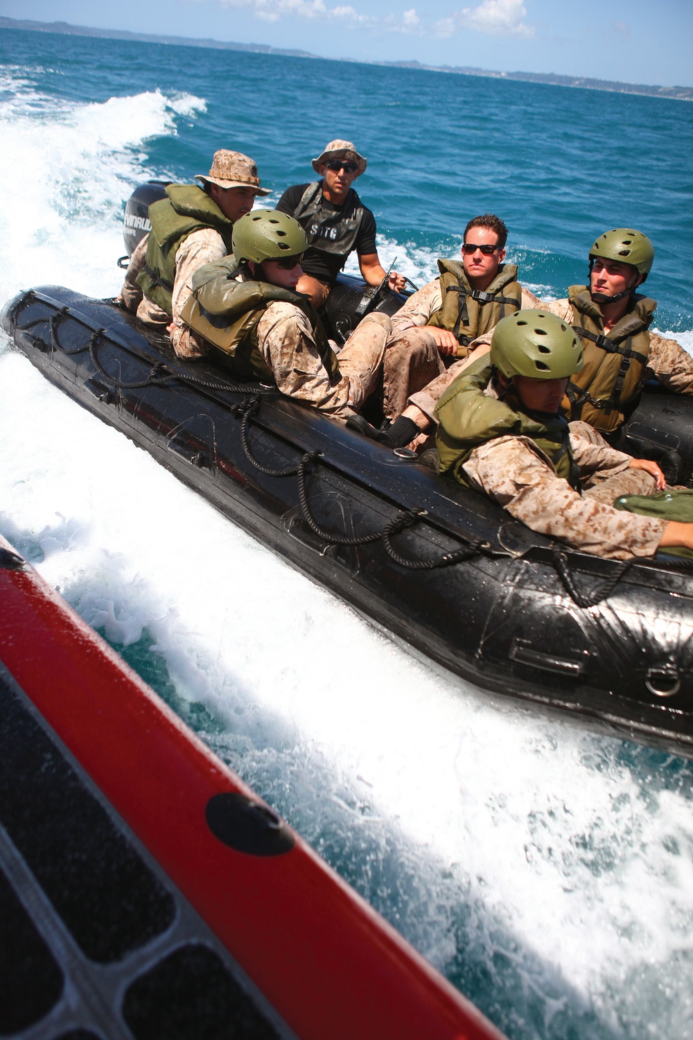 Marines become small-boat coxswains