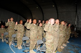 Workhorse battalion holds NCO induction ceremony
