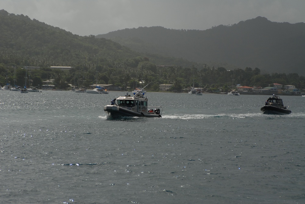 Secure Seas delivery ceremony, Dominica