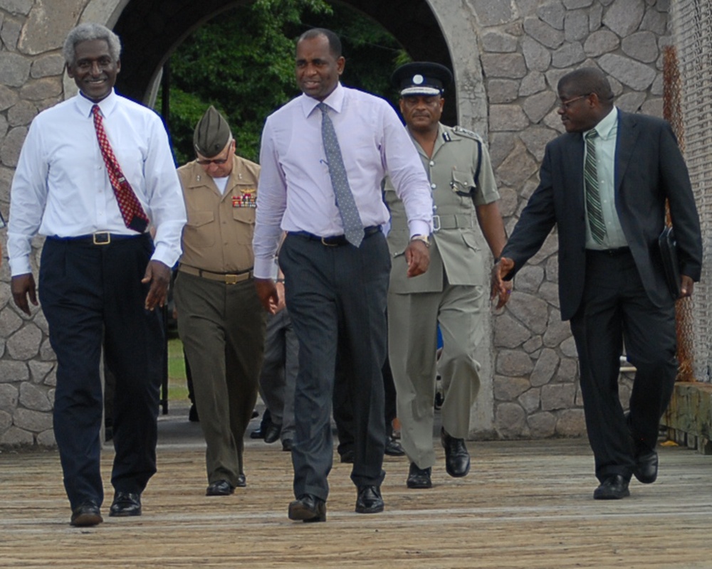 Secure Seas delivery ceremony, Dominica