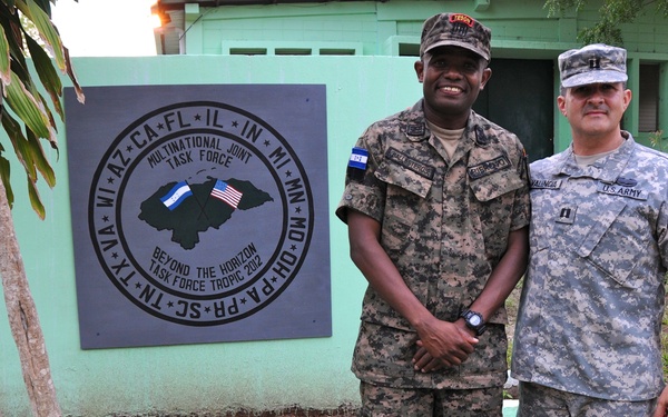 After eight years, two officers paths cross in Honduras