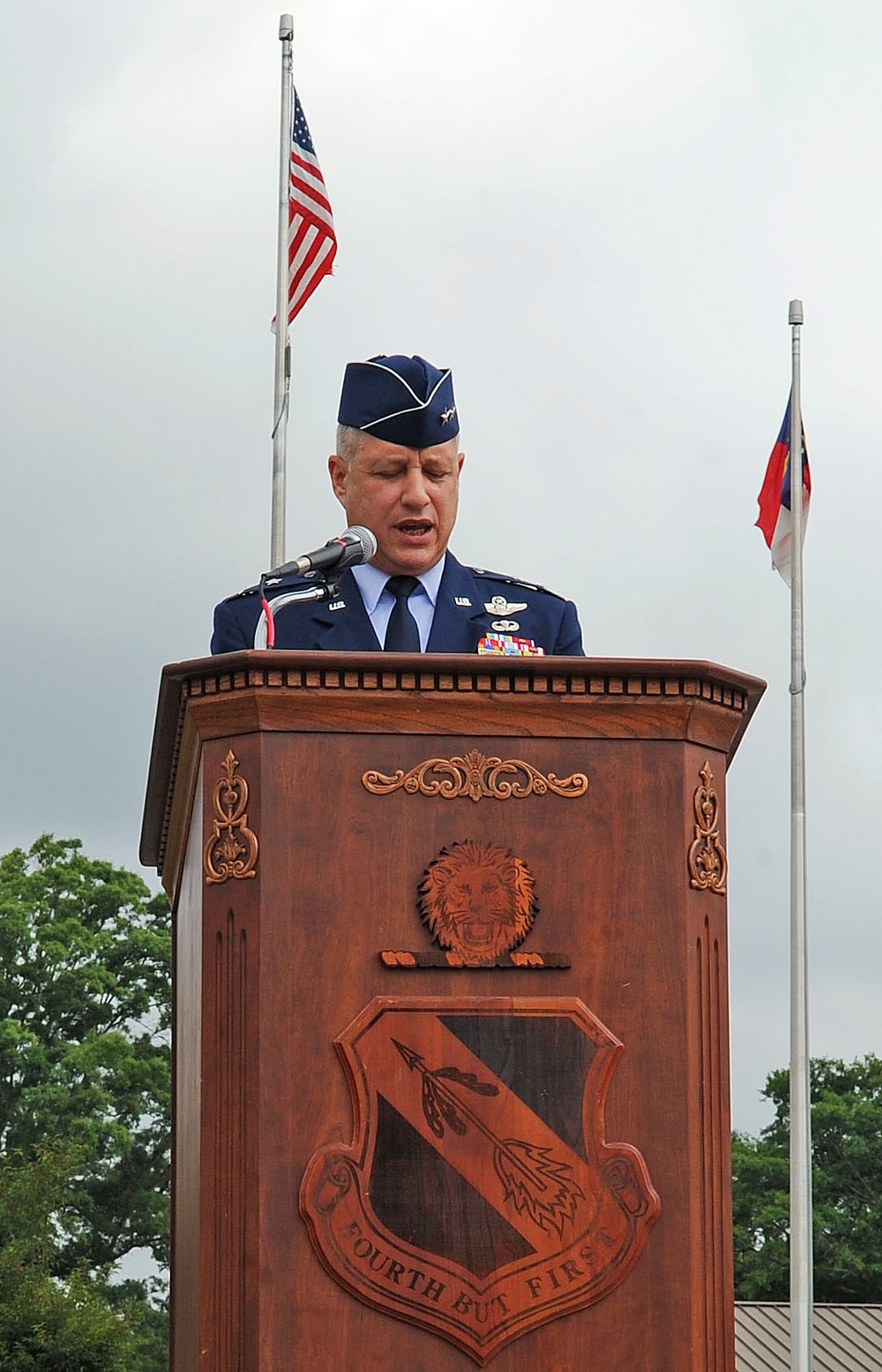 4th FW Change of Command