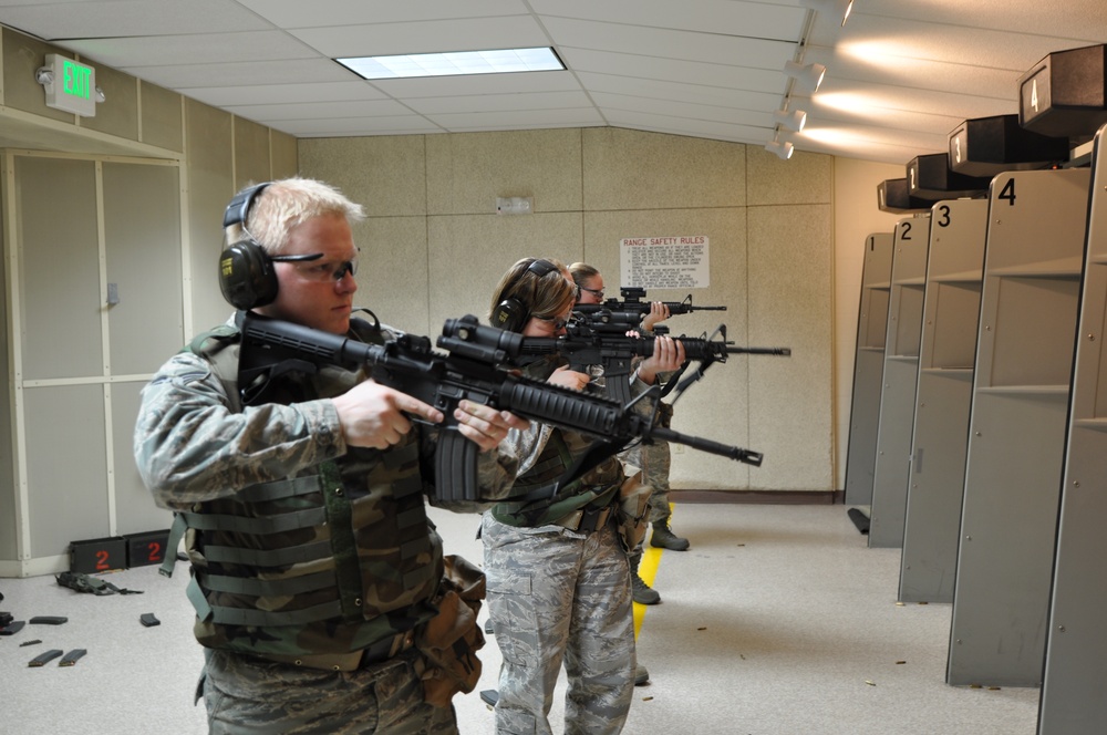 Combat Arms instructors prepare JBER airmen for combat