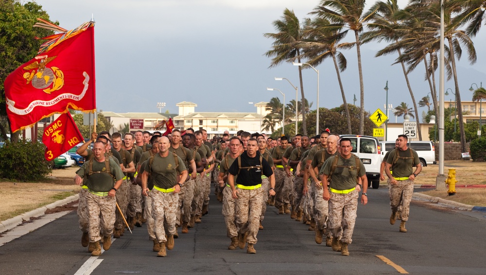 3rd Marine Regiment honors fallen with memorial run