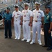 Indonesian naval officers welcome USS Vandegrift