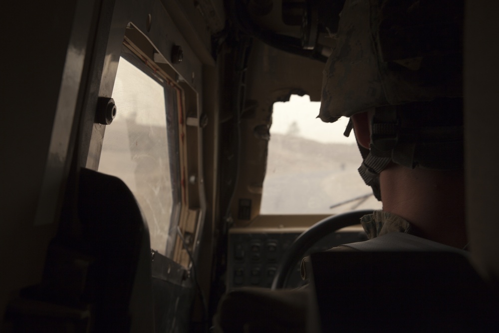 1/7 Marines patrol in Sangin