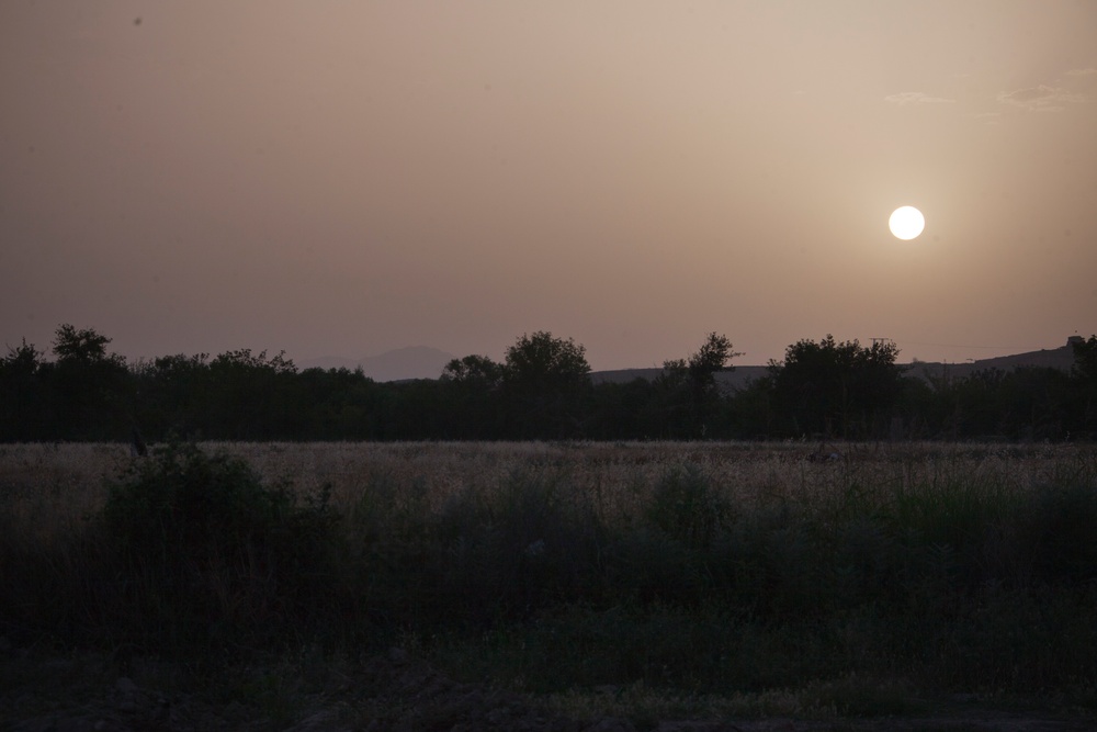 1/7 Marines Patrol in Sangin