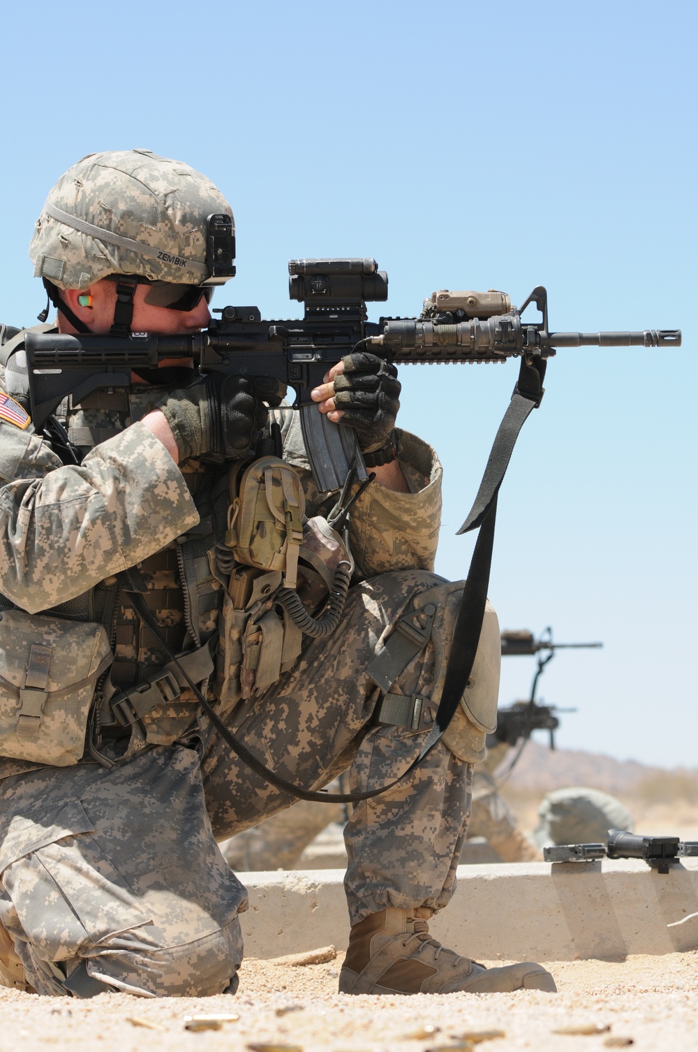 184th Infantry test assigned weapon systems at NTC