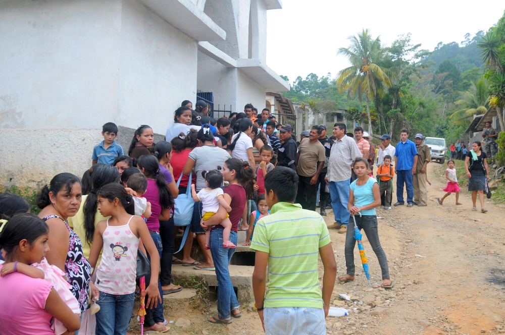 Medical Readiness Training Exercises at San Pedro Sitio, Hounduras