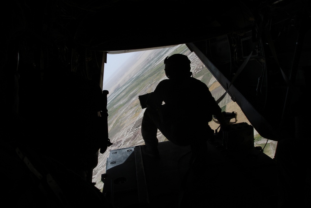 Flight over Helmand province