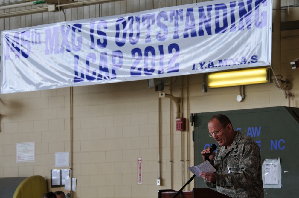 145th Maintenance Group change of command