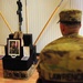 Charlie Company, 1st Battalion 41st Infantry Regiment pay respects to fallen comrade