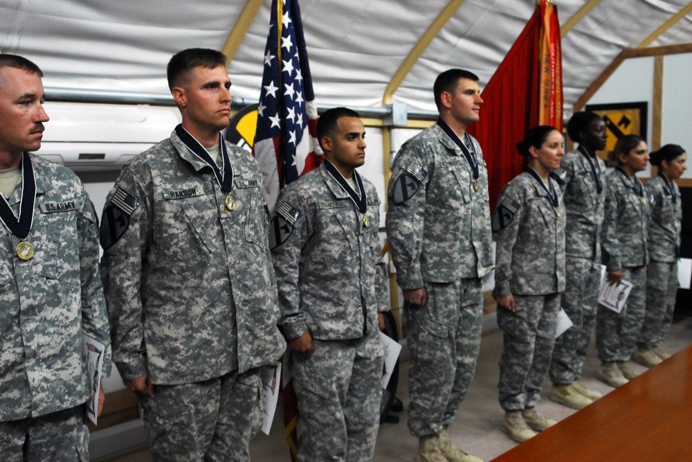 Ironhorse soldiers receive Adjutant General's Award